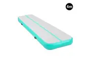 4m x 1m Air Track Inflatable Gymnastics Tumbling Mat - Green