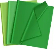 30 Sheets Green Tissue Paper for Packaging Gift Bags Decoration, Gift Wrap Tissu