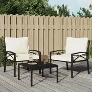 Patio with Cushions pcs Steel