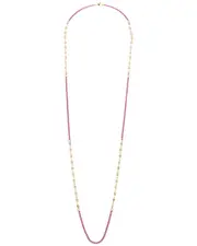 Juvell 18K Plated CZ Link Necklace