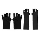 Anti UV Gloves Lamp Light Manicure Glove Art Fingerless UV Light Glove