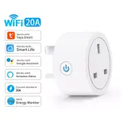 Smart Socket WiFi Plug Adapter Home Voice Control With Energy Monitering Timer