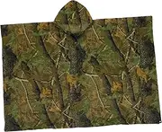 [KICHOUSE] Poncho Cloak Polyester Pcv Riding, Camouflage