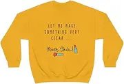 [Teegarb Letter Blanket] Novelty Making Something Flawless Makeup Gags Gift | Hilarious Esthetician Sayings Men Women Unisex Crewneck Sweatshirt