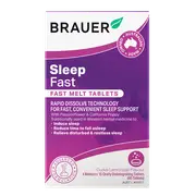 Brauer Sleep Fast Melt 60 Tablets
