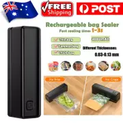 Mini Bag Sealer Handheld Heat Sealer Machine Rechargeable Chip Bag Snacks Sealer
