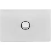 DOSS ASW1 Acrylic 1 Gang Switch Plate 1 Gang Power Switch 2 Way White - Acrylic Finish ACRYLIC 1