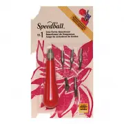 Colorful Cutters: 6-Piece Linoleum Set for Creative Crafting