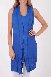 Cedar Crinkle Vest--THR-6016