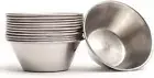 Ramekins Stainless Steel Condiment Sauce Cups, Metal Ramekins, Commercial Grade,