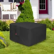 Amolliar Gas Fire Pit Cover Square Premium Patio Outdoor 100% Water-Proof for 30