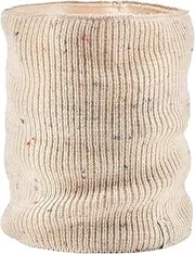 [Sterntaler] Knitted Tube Scarf with Effect Yarn Multicoloured Girls - Knitted Scarf Baby - Baby and Children Loop, Lined with Microfleece - Beige, 0, beige, One size