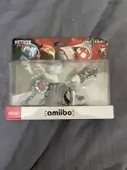 Nintendo amiibo Metroid Dread Samus & E.M.M.I. Figures 2 Pack Set Brand New