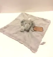 Kellytoy Gray Elephant Security Blanket K Luxe Grey Plush Baby Lovey Rattle Toy
