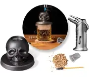 Cocktail Smoker Kit with Torch, Whiskey Smoker Kit, Bourbon/Drink/Old