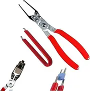 LZLINYJLONG Relay Puller Pliers Relay and Fuse Remover Tool, Automotive Relay FMM Fuses Puller Tool, Car Vehicle Battery Terminal Wiper Remover