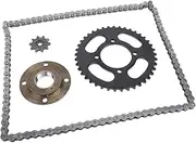 420 Cycle Chain Sprocket Kit with 10MM 10T Front 41T Rear Sprocket and 76 Drive Links Without Flywheel Essential Cycle Parts
