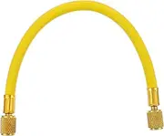Obuyke Portable Car Refrigerant Recharge Hose Adding Tube for AC Easy Install Refrigerant Filling Kit