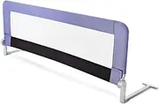 Purple Bed Rail Swing Down Bedrail Protection Mesh Guardrail Handicap Prevents Falling Out of Bed (1 Pack) (Size : 1.5m)