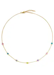 Missoma Hot Rox 18kt Gold-plated Choker ONE SIZE