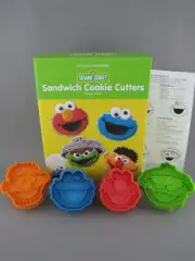 Sesame Street Cookie Cutter Williams Sonoma Ernie Oscar Elmo Monster Spring Load