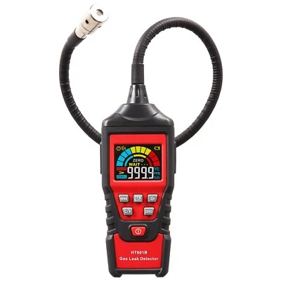 Gas Leak Detector, Natural Gas Detector Combustible Sniffer with 16-inch Probe