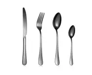 24 Piece Set Stainless Steel Tableware Dining Table 4-main Piece Knife Fork and Spoon Gift Box Set