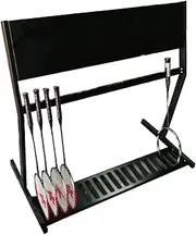 Tennis Racket Storage Rack,Badminton Racket Display Rack,Sports Equipment Storage Racks,Holds 20 Rackets,for Gymnasium Tennis Club,Bearing Weight 80kg