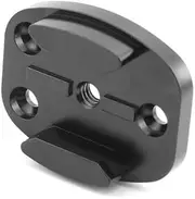 Aluminum Alloy Flat Base Mount, Tripod Adapter 4 Holes Ver, for GoPro Hero 9 5 6 7 8 4 3+ Xiaomi Yi SJCAM Accessories(Black)