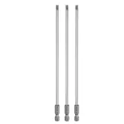 3pcs SL4.0 Slotted Screwdriver Bits 6" Long Magnetic Head Screw Driver Drill Bit