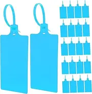 VILLFUL Plastic Labeling Tags 100pcs Shipping Labels Cable Tags for Luggage Inventory
