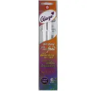 38501 Sakura Gelly Roll Glaze Gloss Pen, White Ink, 0.8mm Pt, One Pack of 2 Pens