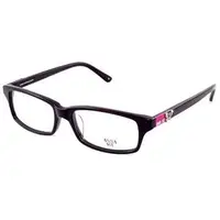 在飛比找PChome24h購物優惠-Anna Sui 安娜蘇 經典薔薇金屬蝴蝶花園造型眼鏡(深紫