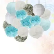Paper Flower Ball Lantern Set Party Birthday Decorations Balls Pom and