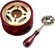 Wax Seal Kit Wax Seal Warmer Melting Spoon Stove Set for Melting Sticks