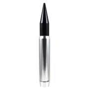 Anti-Theft Silver Vulcan Black Tip Stubby Short Stubby 7" Antenna For Toyota (for: Toyota)