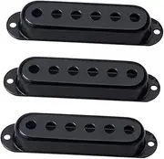 Abaodam 3pcs Durable Metal Pickup Covers for Electric Guitar Opening Heat Dissipation Design Protection Easy Maintenance Wearable Pickup Metal Cover