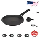 Elegant 10-Inch Nonstick Crepe Pan - Artisan Crafted, PFOA-Free Ceramic