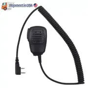 Waterproof 2Pin Speaker Mic for Baofeng UV-5R BF-888S UV-13 PRO Two Way Radio US