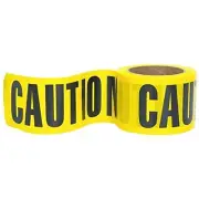 RK High-Visibility Yellow Caution Barricade Tape 3" X 1000 Feet, Tear Resista...