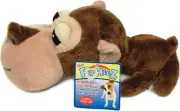 Digger's Pet FatHedz Plush Mini Monkey Dog Toy Interactive Fun Playtime 7-Inch