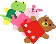 Gatuida Safe Comfortable Boys and Girls Bath Wipes Shower Sponge Toddler Shower Brush Boys and Girls Sponge Exfoliating Brush Gloves
