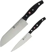 Zwilling 30748-902 Twin Polx Santoku Knife, Petty 2-Piece Set, Made in Japan, Santoku, Small Knife, Stainless Steel, Gift, Made in Seki, Gifu Prefecture