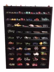Hot Wheels Model Car Display Case 1:64 Scale Diecast Toy Cars Storage Cabinet