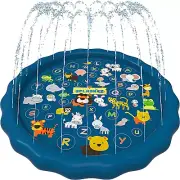 3-In-1 Splash Pad, Sprinkler for Kids & Baby Pool for Learning – Toddler Sprinkl