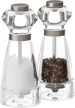 Maxwell & Williams Dynasty Acrylic Salt & Pepper Mill Set 16cm Gift Boxed
