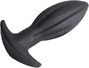 HGDTYRI Silicone Anal Plug, Anal Dilator Anal Dildo for Men S/M/L/XL/XXL Masturbation Anal Butt Plug ButtPlug Sex Toy for Men and Women Couples(Gold S)