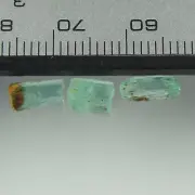 Emerald crystal, facet rough, Nigeria, 3.25 cts #128