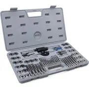 60-Pc Master Tap and Die Set - Include SAE Inch Size #4 to 1/2” and Metric Si...