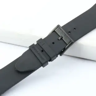好品質漢米爾手錶帶防水橡膠探險H24655331貓王黑衣人三角形H24615331